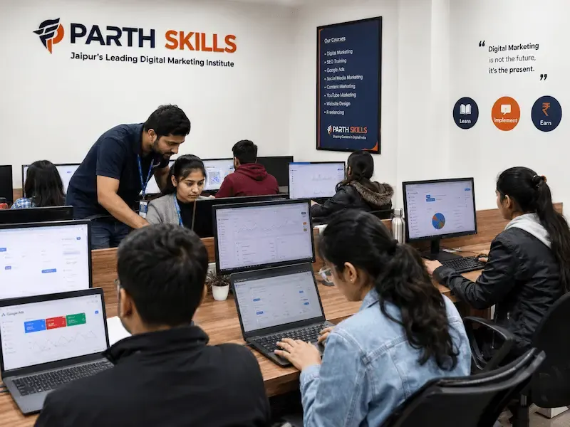 Parth Skills practical learning lab in Jaipur