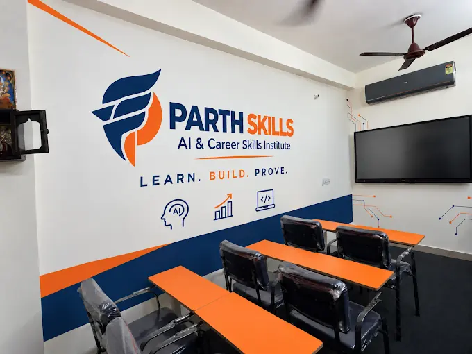 Parth Skills digital marketing classroom in Jaipur